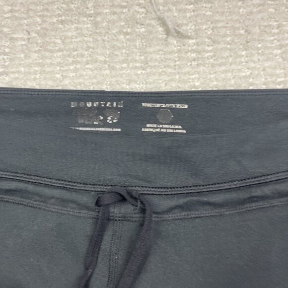 Mountain Hard Wear Black Pants Womens Flare Wide Leg Drawstring Outdoor Read - Picture 4 of 9